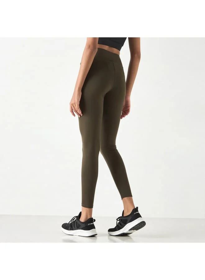Kappa Kappa Logo Print Leggings with Elasticated Waistband