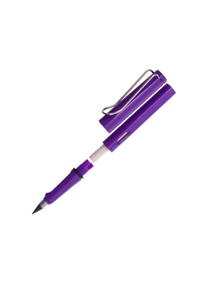 Maden Forever Lasting Pencil Endless Breakage and Sharpened for Writing and Drawing - Purple - Image 1