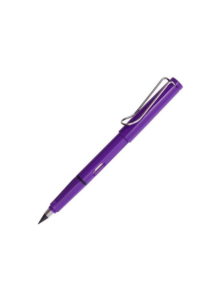 Maden Forever Lasting Pencil Endless Breakage and Sharpened for Writing and Drawing - Purple - Image 2