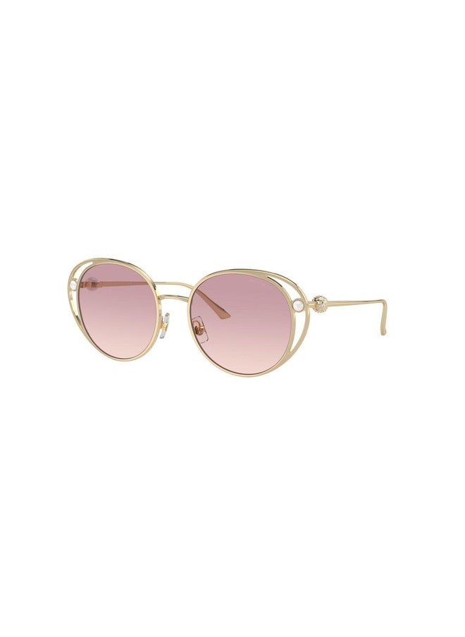 Jimmy Choo Woman OVAL  SUNGLASSES- JC 4003HB - lense size:53mm - PALE GOLD  - Image 1