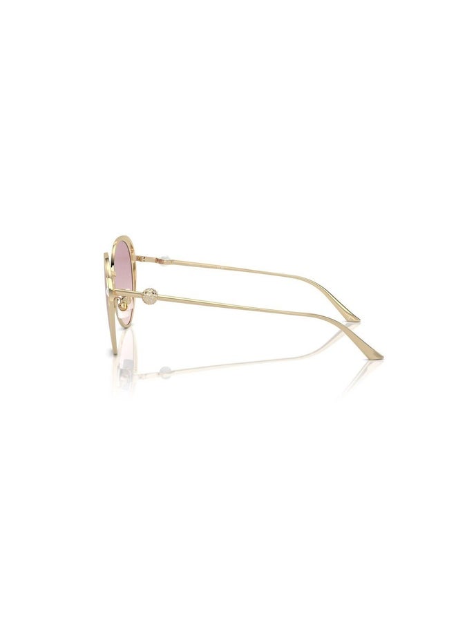 Jimmy Choo Woman OVAL  SUNGLASSES- JC 4003HB - lense size:53mm - PALE GOLD  - Image 3