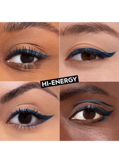 Urban Decay 24/7 Inks Liquid Eyeliner Pen Water Resistant Smudge Proof Up To 24Hr Wear Ergonomic Grip Vegan & Cruelty Free Hi Energy (Blue Shimmer Brush Tip)  - Image 3