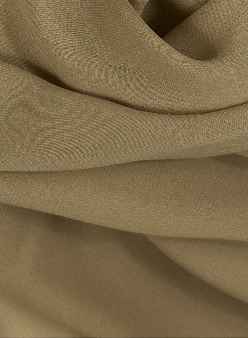 برفكتوري شال حجاب شيفون سادة خفيف الوزن للنساء، شال عباية فاخر ناعم، وشاح طويل لحجاب الزفاف - Image 2