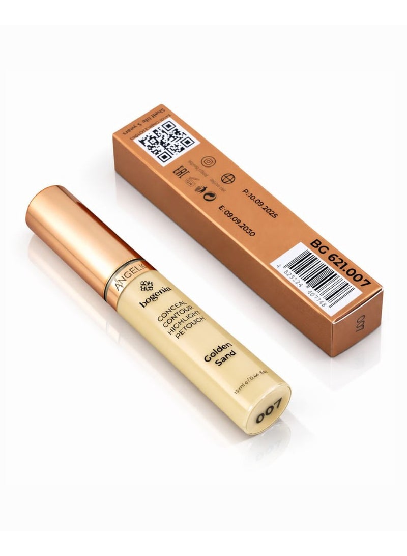 Bogenia Facial Concealer 4 in 1 Angelic Golden Sand BG621.007 - Image 2