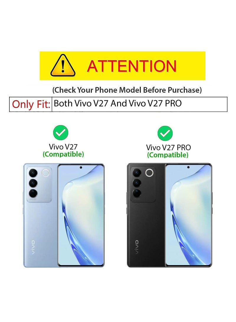 IAF Vivo V27 / Vivo V27 Pro Case Cover Slim Silicone with Soft Lining Shockproof Full Body Protective Case Compatible For ViVo V27 5G / ViVo V27 Pro 5G - Image 2