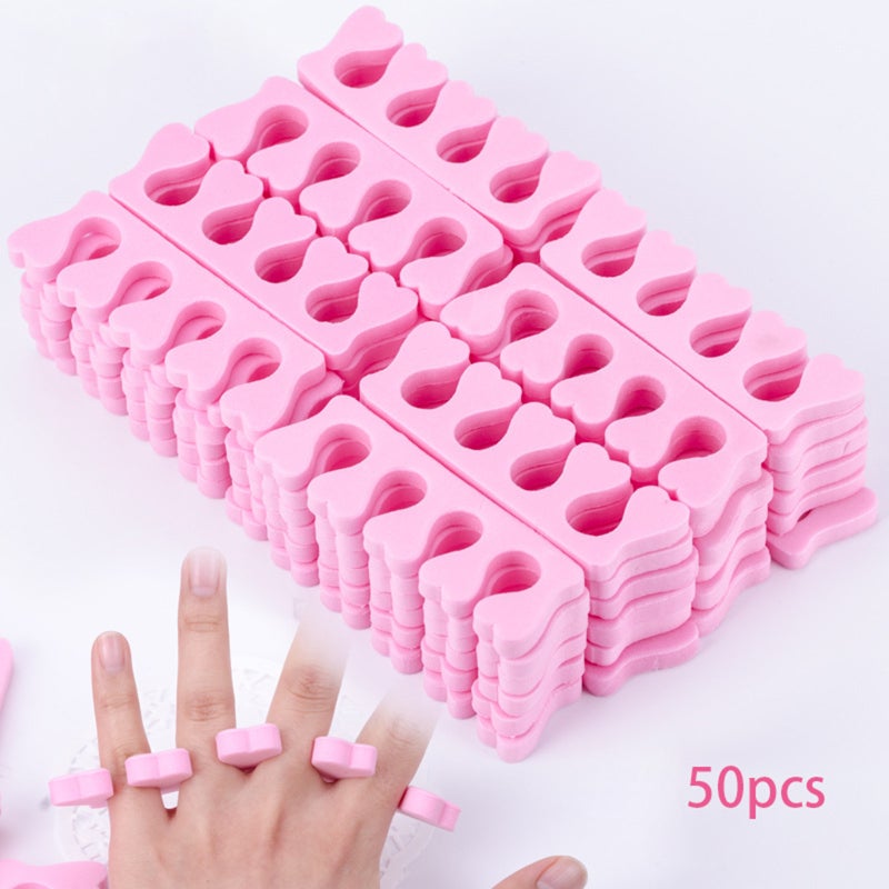 50PCS Soft Sponge Finger Toe Separator Divider Spacer EVA Foam Nail Art Pedicure Manicure Tool - Image 3