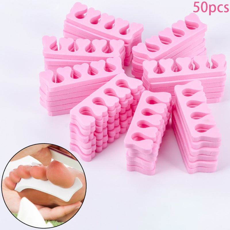 50PCS Soft Sponge Finger Toe Separator Divider Spacer EVA Foam Nail Art Pedicure Manicure Tool - Image 5