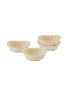 Berghoff Pack Of 4 Square Small Dishs 13.8cm x 12.5 cmx 4 cm-Beige  - Image 1