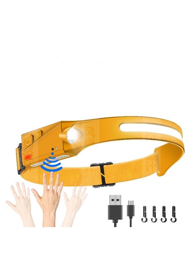 نيبمينينت مصباح الرأس COB مع استشعار بالإشارة - الرفيق المثالي لركوب الدراجات في الهواء الطلق والجري الليلي