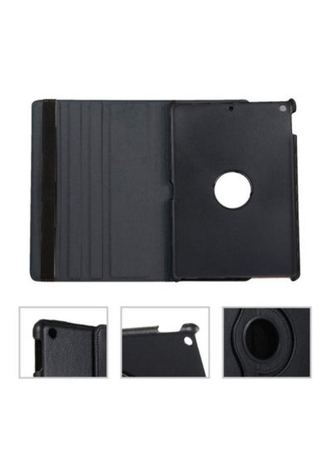 ACLIX - Rotating Case for iPad Pro 12.9-inch 1st & 2nd Generation 2015/2017 Techcircle Slim Premium PU Leather Smart Cover Multi Angle Viewing Stand Folio Magnetic Hard Shell Protective Case Black - Image 1