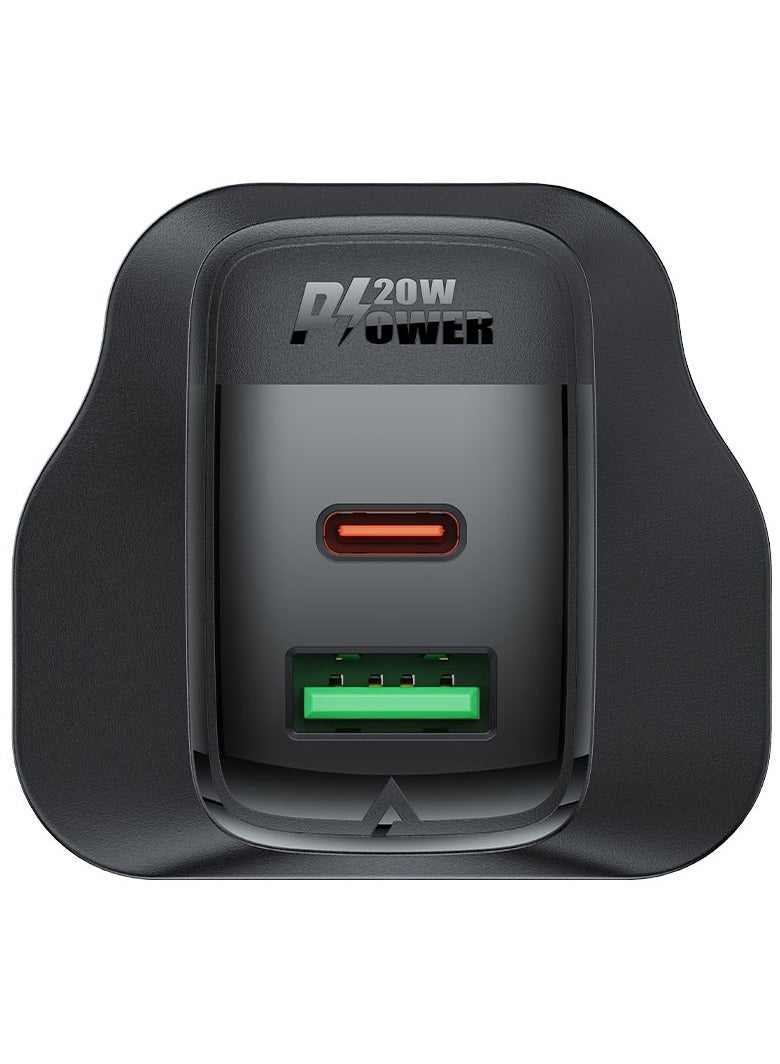 ACEFAST Fast Charge Wall Charger A79 PD20W (1xUSB-C + 1xUSB-A) UK - Image 4