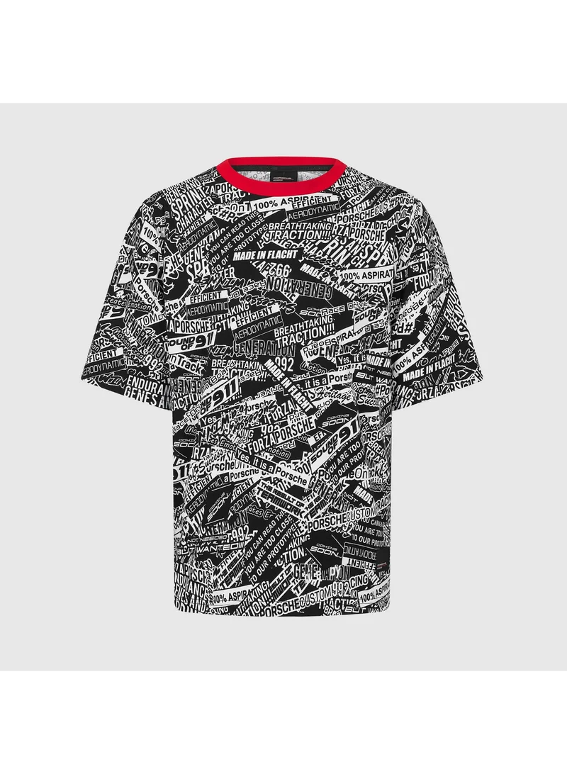 PORSCHE FW AOP OVERSIZED TEE