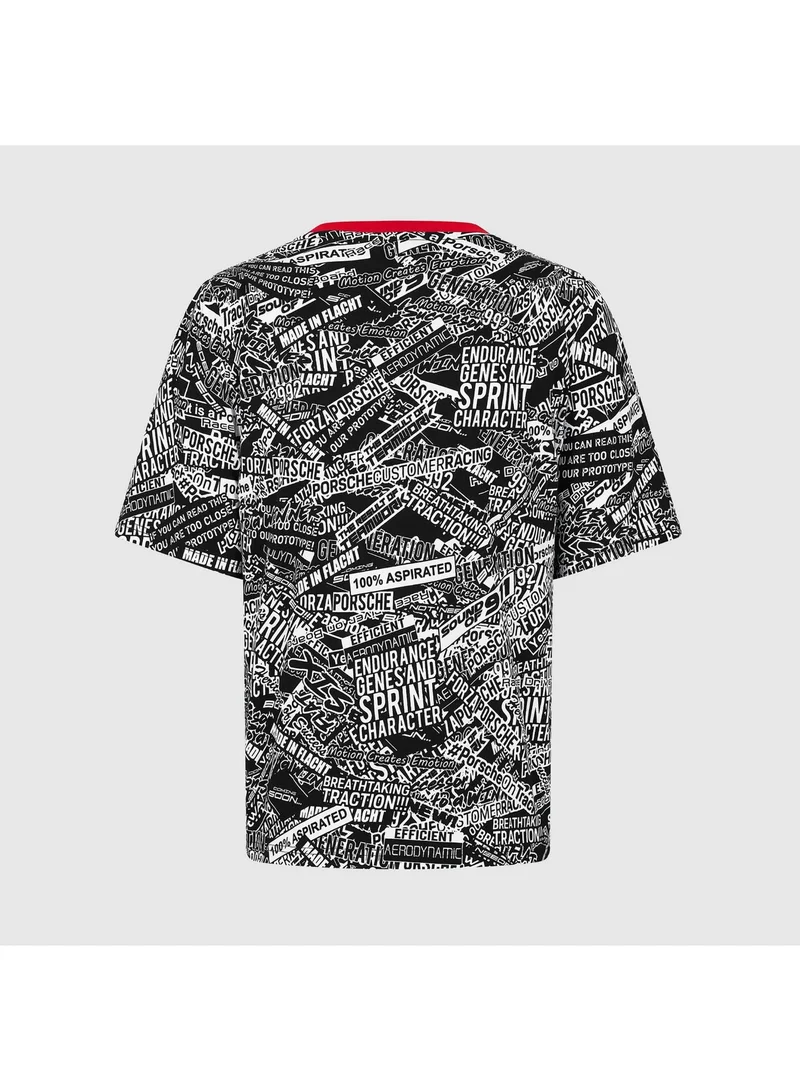 بورشه PORSCHE FW AOP OVERSIZED TEE