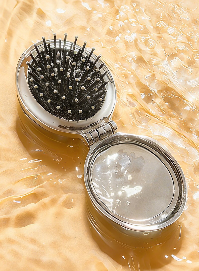 2 قطعة فرشاة إزالة التشابك مضادة للإلكترستاتيك للتدليك مشط شعر مجفف بالهواء الساخن مزيل التشابك لجميع أنواع الشعر للنساء (مستطيل) - Image 1