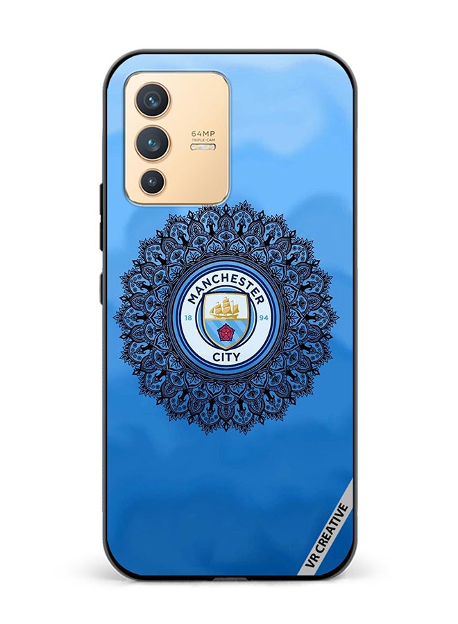 VR CREATIVE Protective Case Cover For Vivo V23 5G Man City Design Multicolour - Image 1