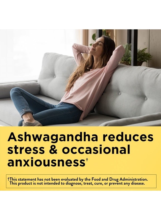 Nature Made Ashwagandha, Dietary Supplement 60 Capsules - Image 3
