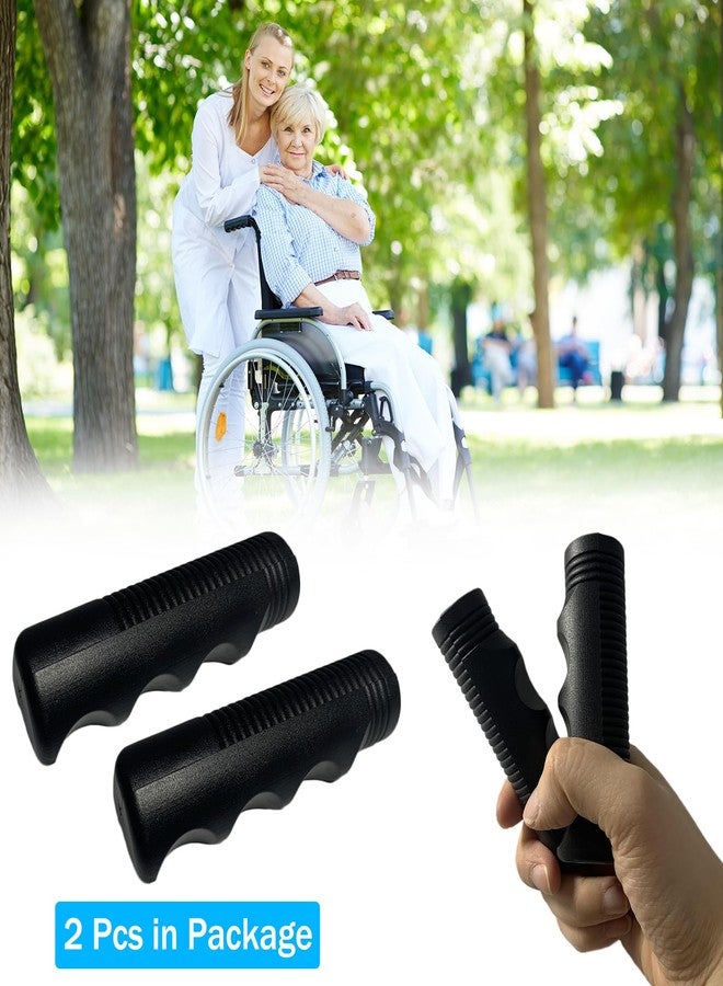 LODMOD Wheelchair Replacement Hand Grips - Transport Chairs Handles, 7/8" ID, 1 Pair - Image 5