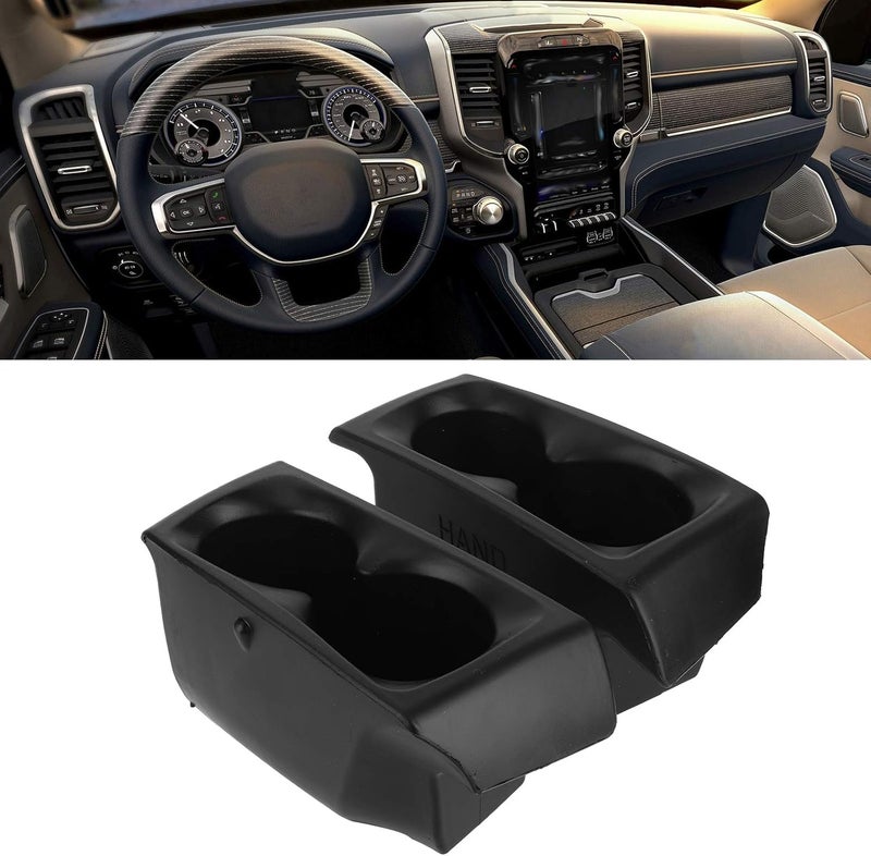 ZJchao Cup Holder, Holder Center Console Organizer Left Right Foam Cup Dual Drink Storage 5YK46TRM 5YK46TX7AC for 1500 DT 2019‑2021 - Image 2