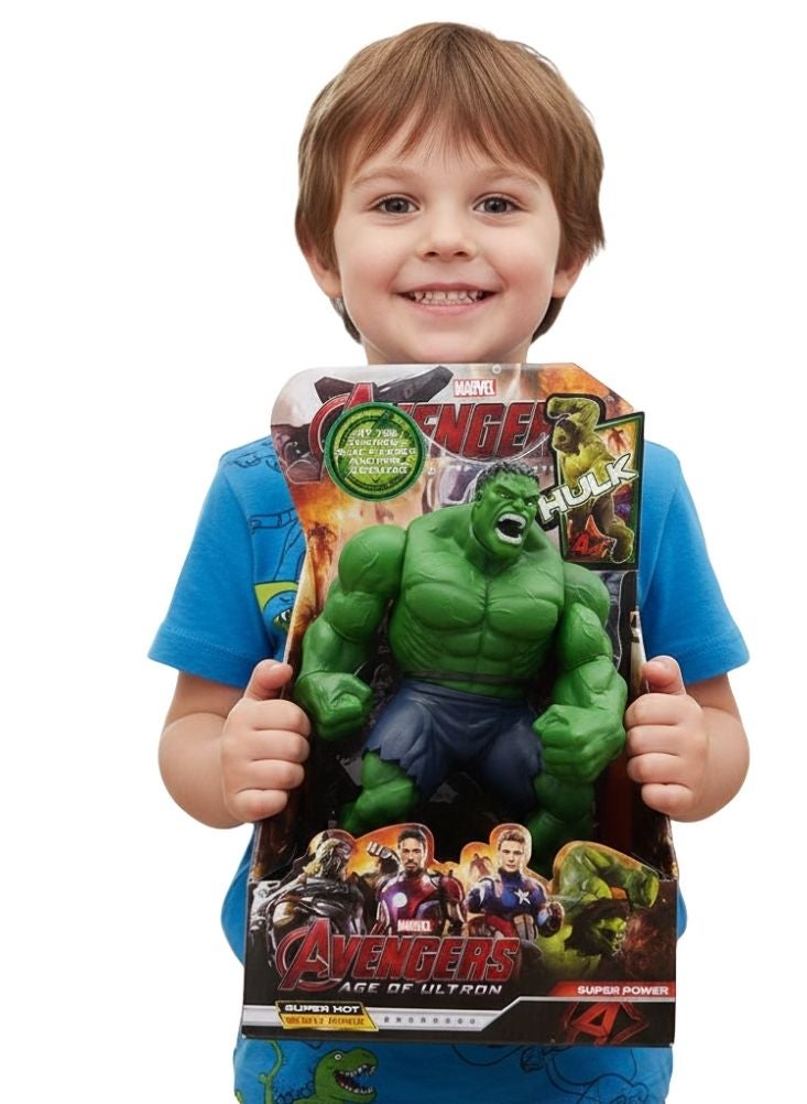 بريميم مجسم هالك من مارفل أفنجرز، لعبة خارقة للأطفال - Image 2