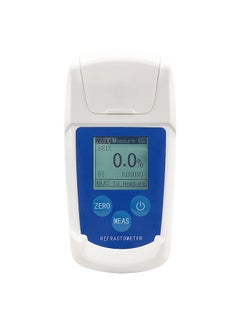 High Precision 0-55% Digital Brix Refractometer Brix Meter Automatic Temperature Compensation Refractive Index Sugar Content Tester for Fruit Juice Beverage Drinking Water