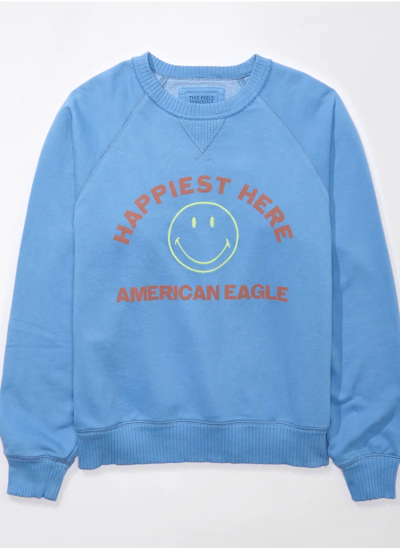 امريكان ايجل AE Funday Graphic Sweatshirt