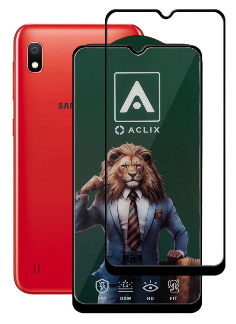 ACLIX Antistatic ESD Dustproof Premium Quality High Definition Tempered Glass Screen Protector Designed For Samsung Galaxy A10 - Image 1