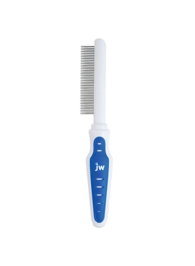 JW Pet GripSoft Cat Comb - Medium & Long Haired Cat Brush for Shedding & Tangle Removal - Image 3