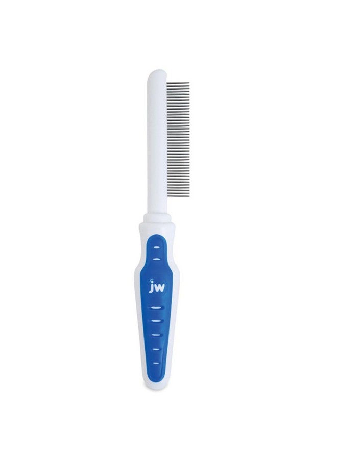 JW Pet GripSoft Cat Comb - Medium & Long Haired Cat Brush for Shedding & Tangle Removal - Image 4