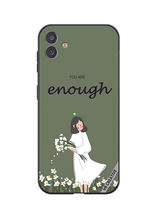 VR CREATIVE Protective Case Cover For Samsung Galaxy M13 5G You Are Enough Design Multicolour - Image 1