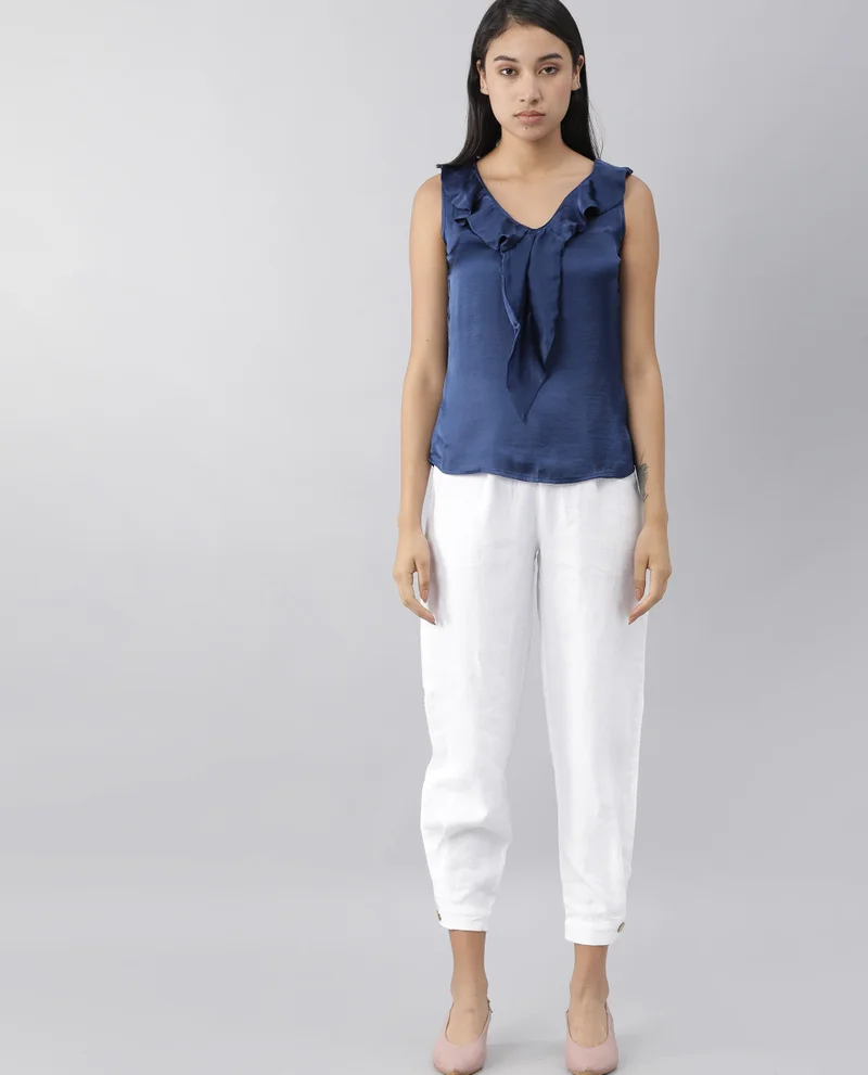 Rareism Women's Linen Trousers