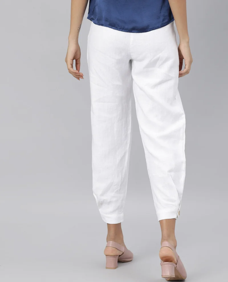 Rareism Women's Linen Trousers