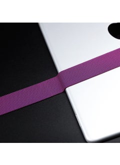 Robotekno Apple Watch Metal Band Milanese Strap Magnetic iWatch Compatible Milanese Series 1 | 2 | 3 | 4 | 5 - 42mm/44mm - Purple  - Image 2
