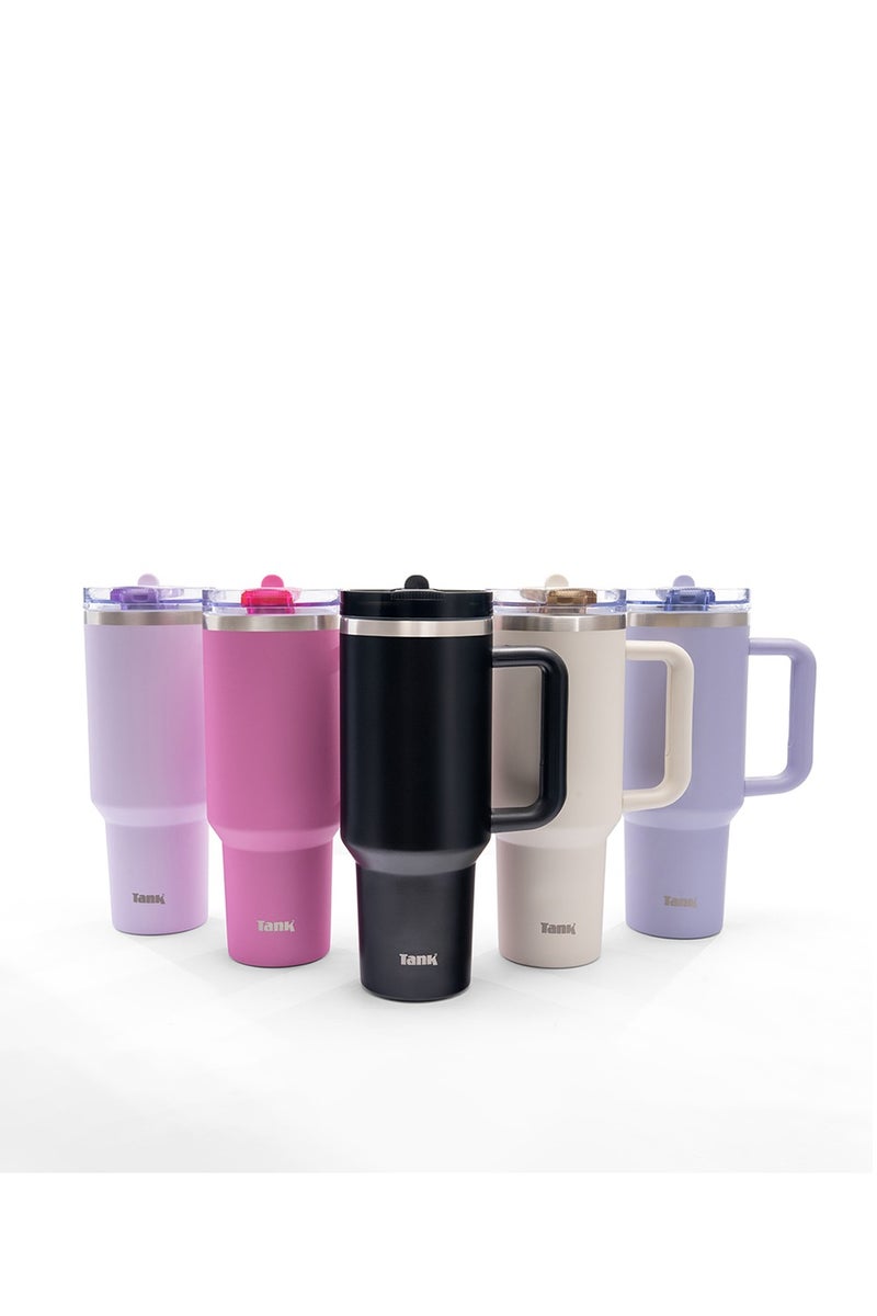 Tank Quencher, 1200ml, Hot Pink, Stainless Steel Bottle, insulated, Leakproof - Image 3