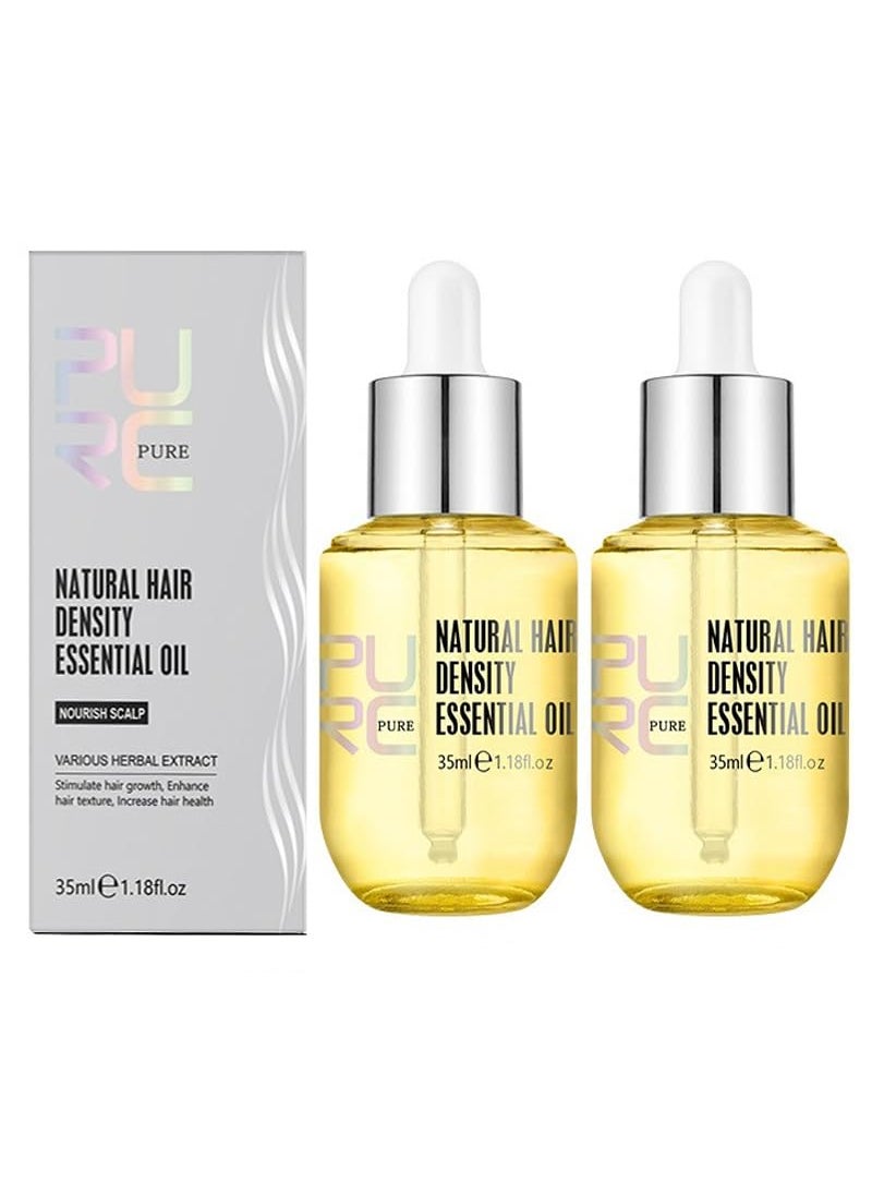 Axnzp Axnzp Hair Density Essential Oil 2 Pcs 118 Fl Oz for Women  Men Improves Dry Damaged Hair and Growth Thin 