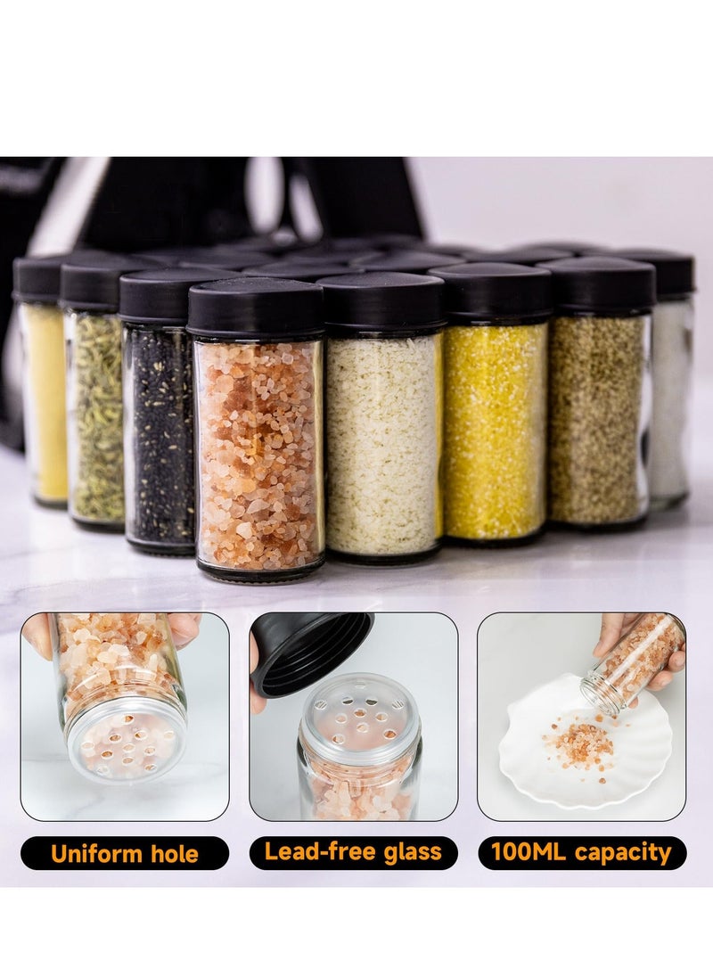 Generic - Rotating Spice Rack, Spice Rack Organizer, Revolving Spice Rack,Spice Rack for Countertop with Reuseable Lables, Revolving Tower Organizer Stainless Steel for Kitchen Storage - Image 1