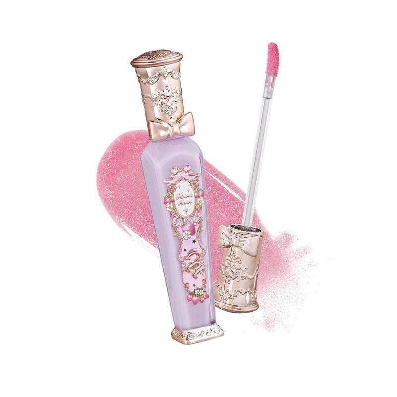 Flower Knows زيت شفاه ملون لامع من فلاور نوز بنفسجي بالفراولة روكوكو مرطب 012 أونصة سائلة 1 عدد G03 قنبلة التوت