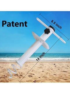 Generic Heavy Duty Beach Umbrella Sand Anchor with Ground Screw, Perfect Base for Tents, Parasols, and Sun Shelters for Ultimate Sun Protection  - Image 3