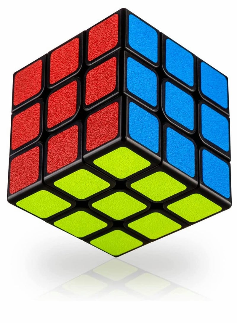 مكعب روبيك مكعب سريع دوران سحري 3 3 3 لغز مكعب دماغ ملصق (2.2 بوصة) - Image 1