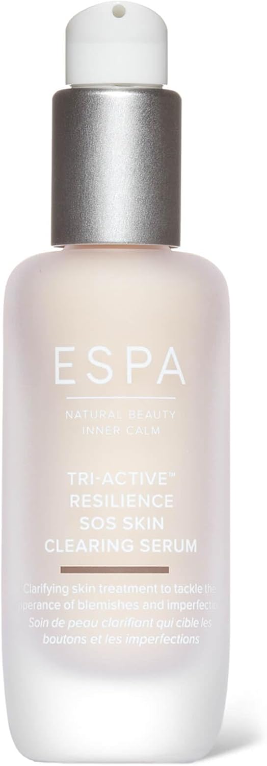 ESPA TriActive Resilience SOS Skin Clearing Serum 30ml Helps Reduce Appearance of Blemishes Redness Supports Healthy Skin Microbiome Menopause Friendly