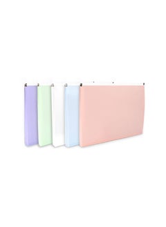 Y&D Expanding A4 Zip Wallets Assorted Large Capacity File Organizer, Document Bag, Paperwork Pouch Zipper Folder, Letter Envelope Pocket Storage for Office School Home Travel (5PCS)  - Image 1