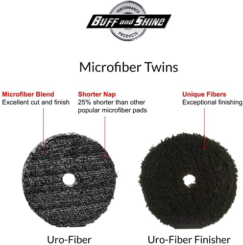 Buff and Shine 1.5" URO-Fiber Microfiber Pad 6 Pack - Image 3