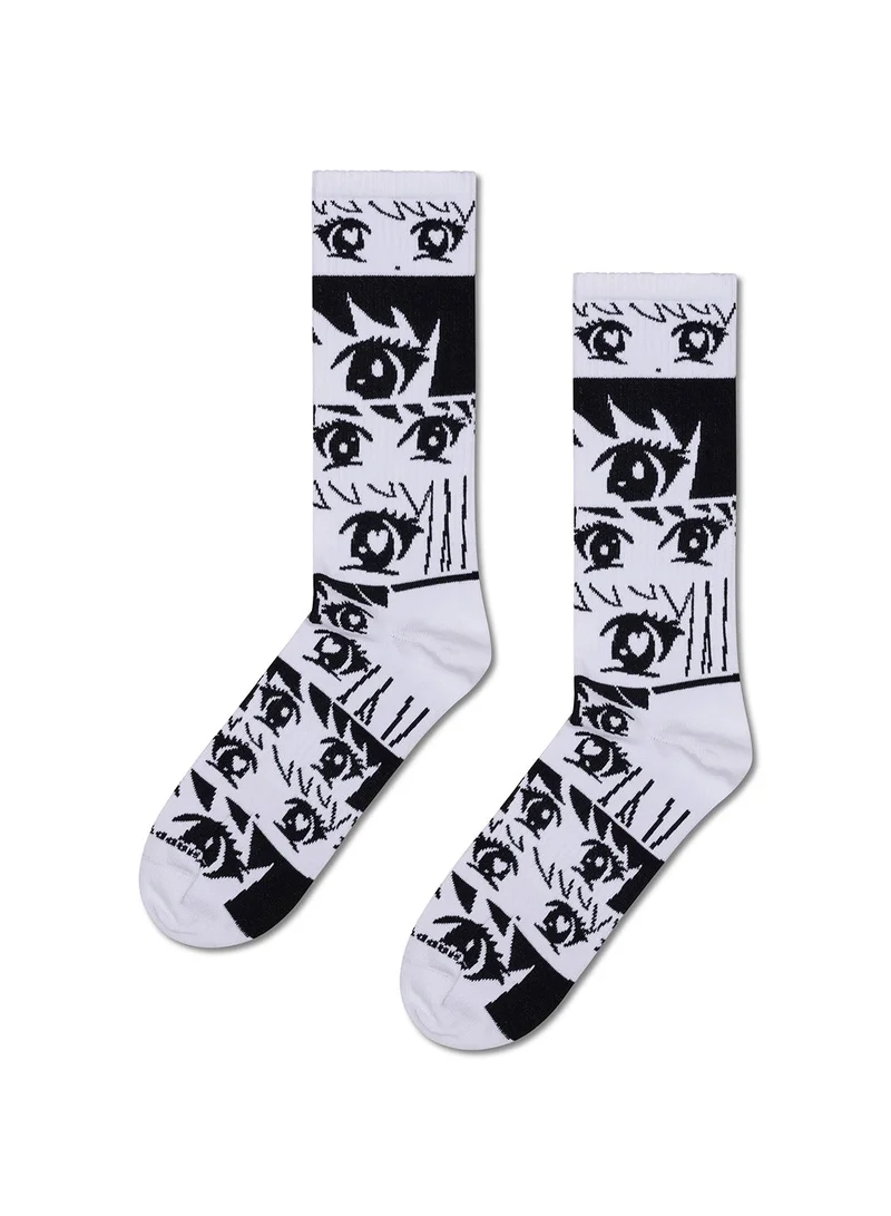 Anime Stripes Sneaker Sock