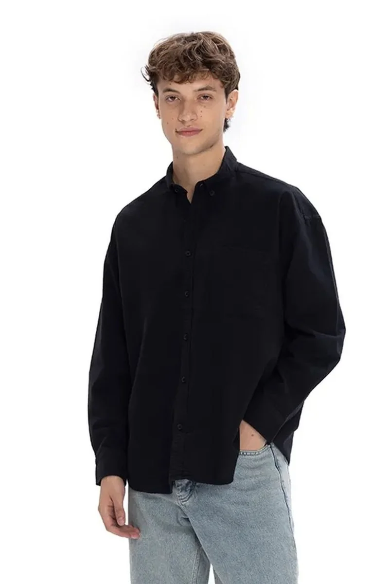 GIESTO Buttoned Long Sleeve Shirt