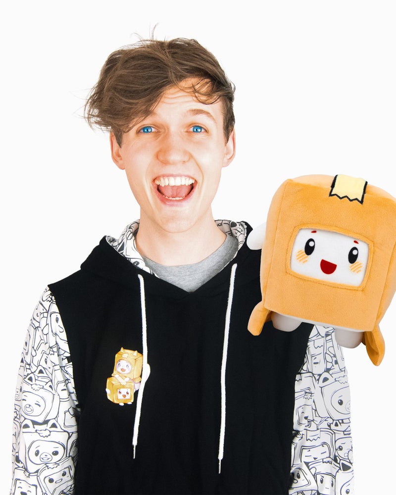 LankyBox Official Merch - Boxy 8" Plush Toy - Stuffed Plushie - Foxy & Boxy Plush YouTube - Image 3