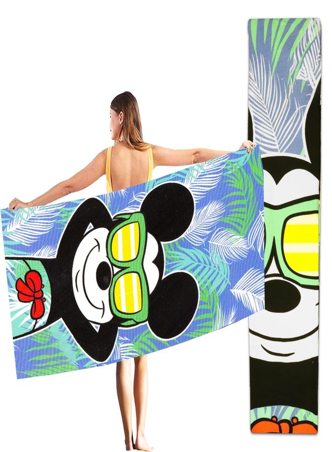 MICKEY MOUSE Disney Mickey Mouse Beach Towel Set - Bundle with 27" x 54" Mickey Beach Towel and More | Mickey Mouse Beach Accessories - Image 2