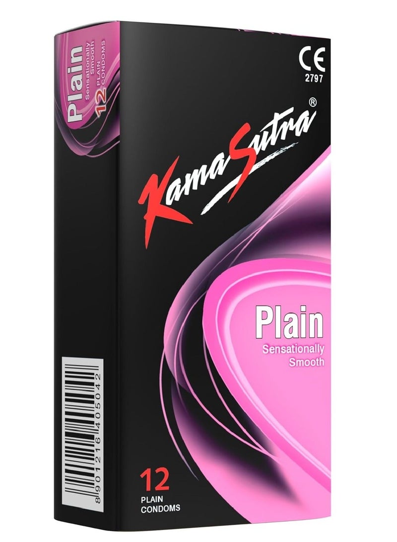 Kamasutra 12-Piece Plain Condoms - Image 1