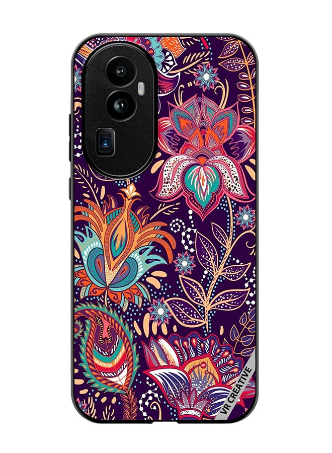 VR CREATIVE Protective Case Cover For Oppo Reno 10 Pro Plus Flower Design Multicolour - Image 1