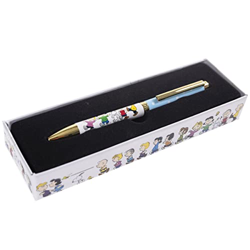 Graphique Peanuts Fashion Pen | 5.5” Ballpoint Pen | Refillable Black Ink | Retractable Twist Top | Matching Decorative Box | Comfort Grip for Writing | Office Supplies Accessories - Image 2