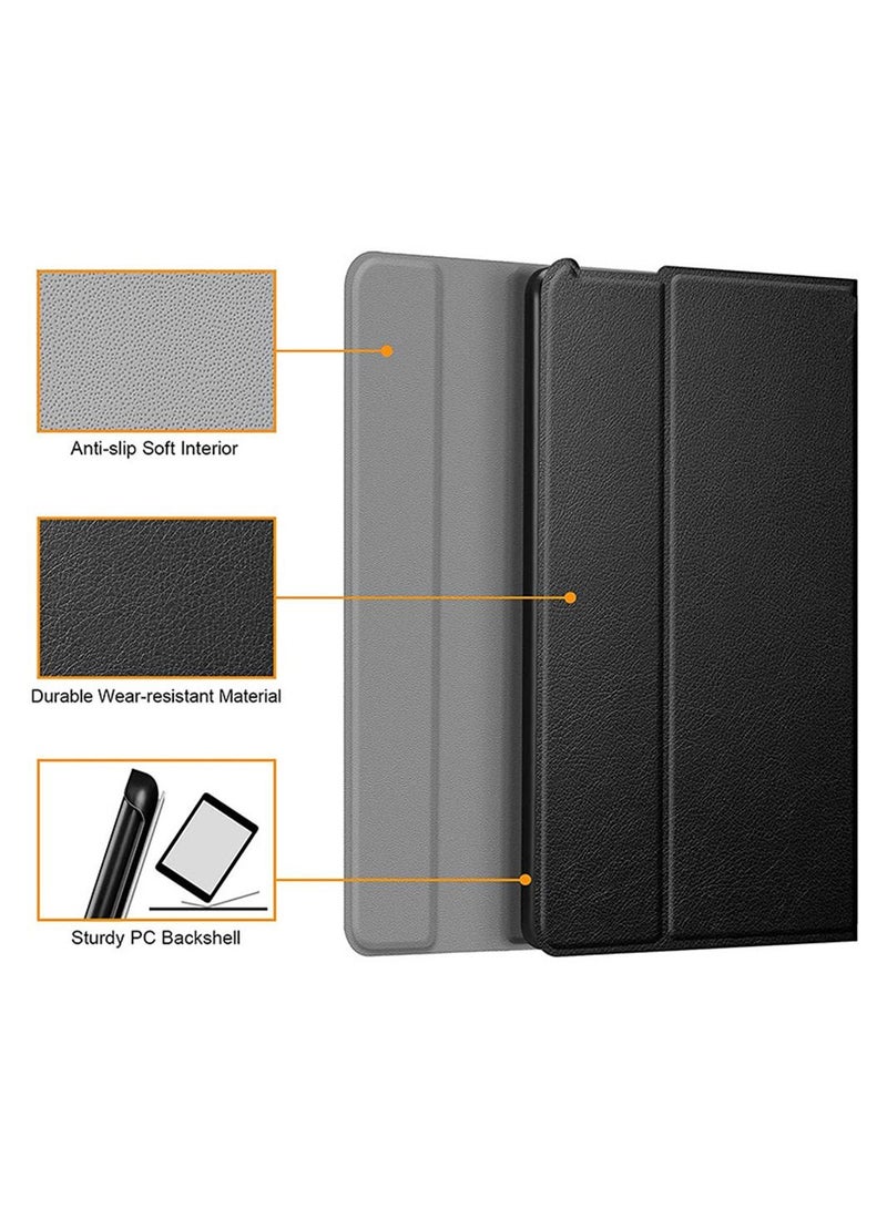 URBBKING Lightweight Smart Cover with Wireless Keyboard for Xiaomi Pad 5/5 Pro 11 inch (2021) Black - Image 3