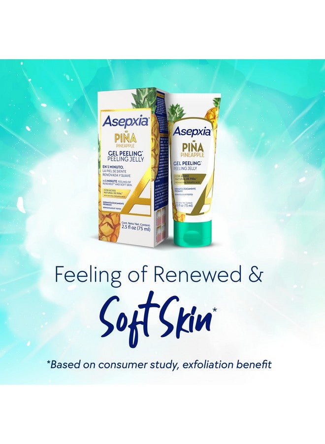 Asepxia Sepxia Face Peel Facial Exfoliator Peeling Jelly With Natural Pineapple Enzyme Nonabrasive Gentle Hydrating Cleansing & Exfoliating Gelbased Skin Care 2.5 Ounce - Image 4